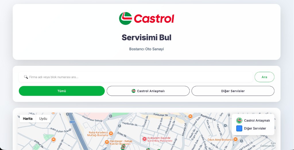 Castrol Find My Service 3