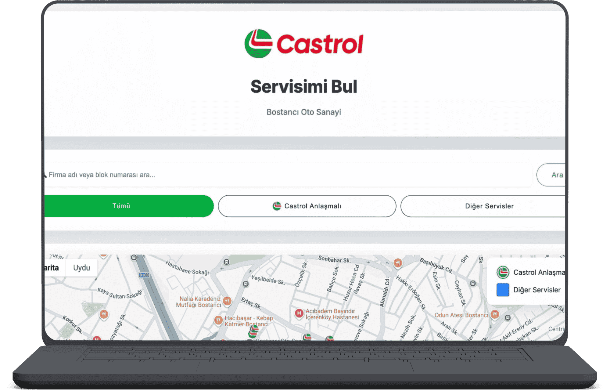 Castrol Find My Service